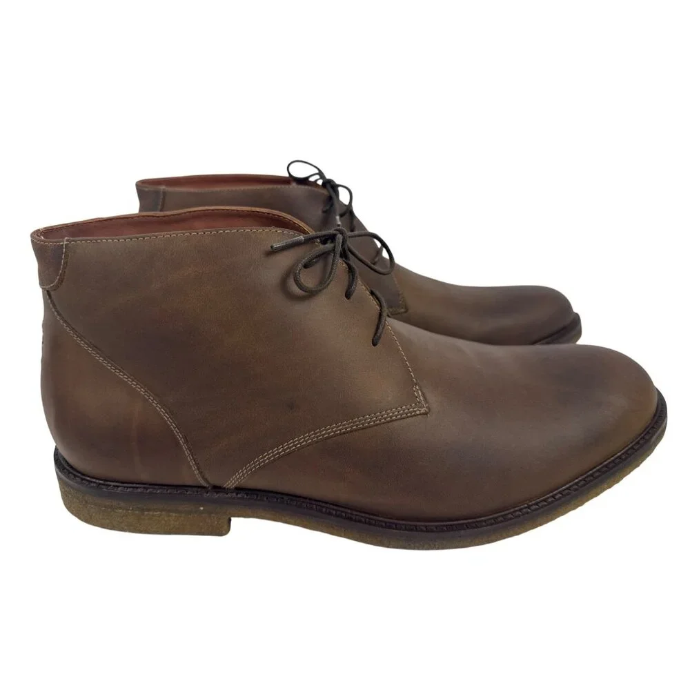 Johnston‎ & Murphy Men's Copeland Chukka 25-1870 Brown Leather Size 15M